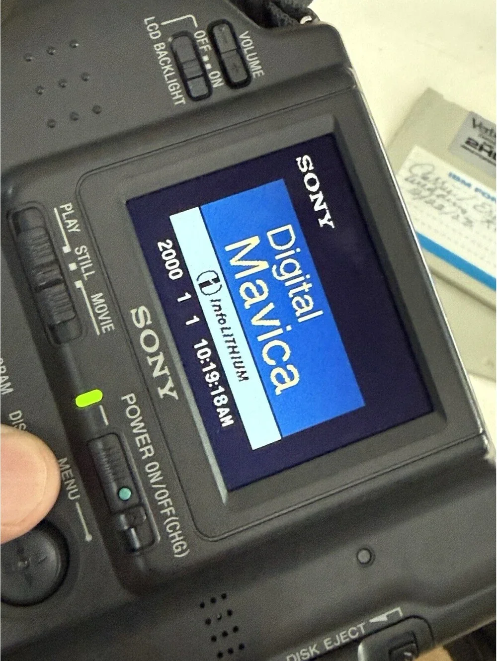 Sony camera turns